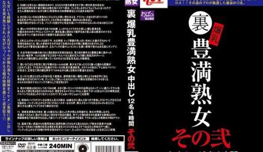 裏 爆乳豊満熟女 中出し12名4時間その弐